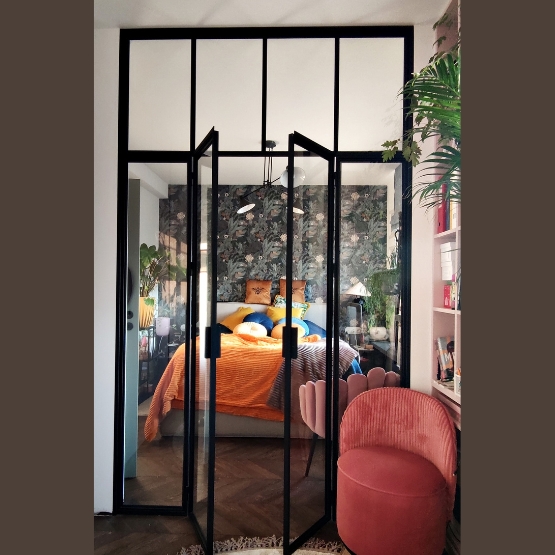 Drzwi loftowe do sypialni na wymiar GDEL